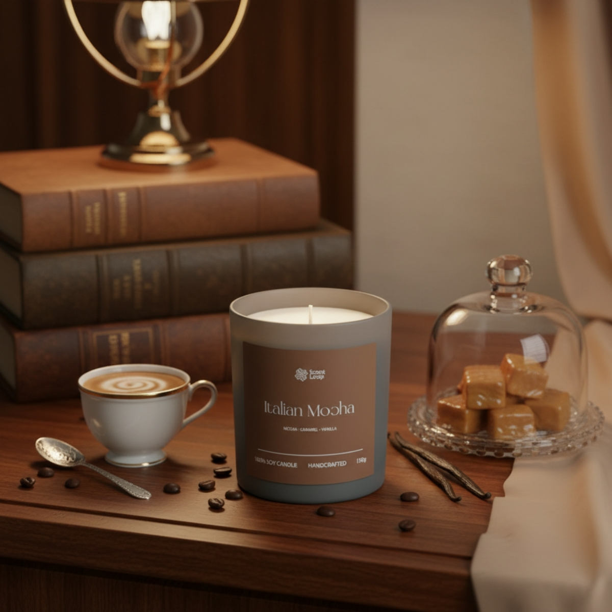 Świeca sojowa zapachowa Italian Mocha Regular 150g