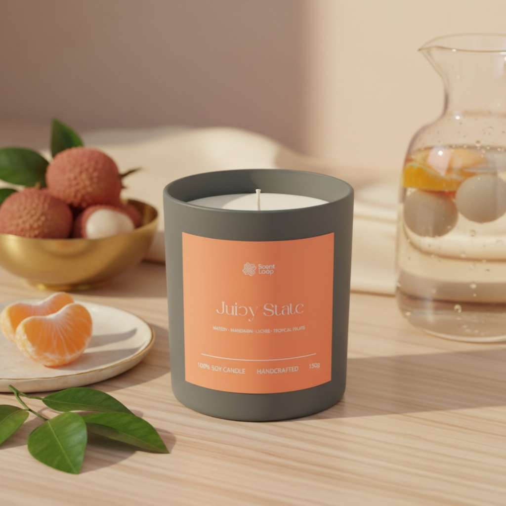 Świeca sojowa zapachowa Juicy State Regular 150g