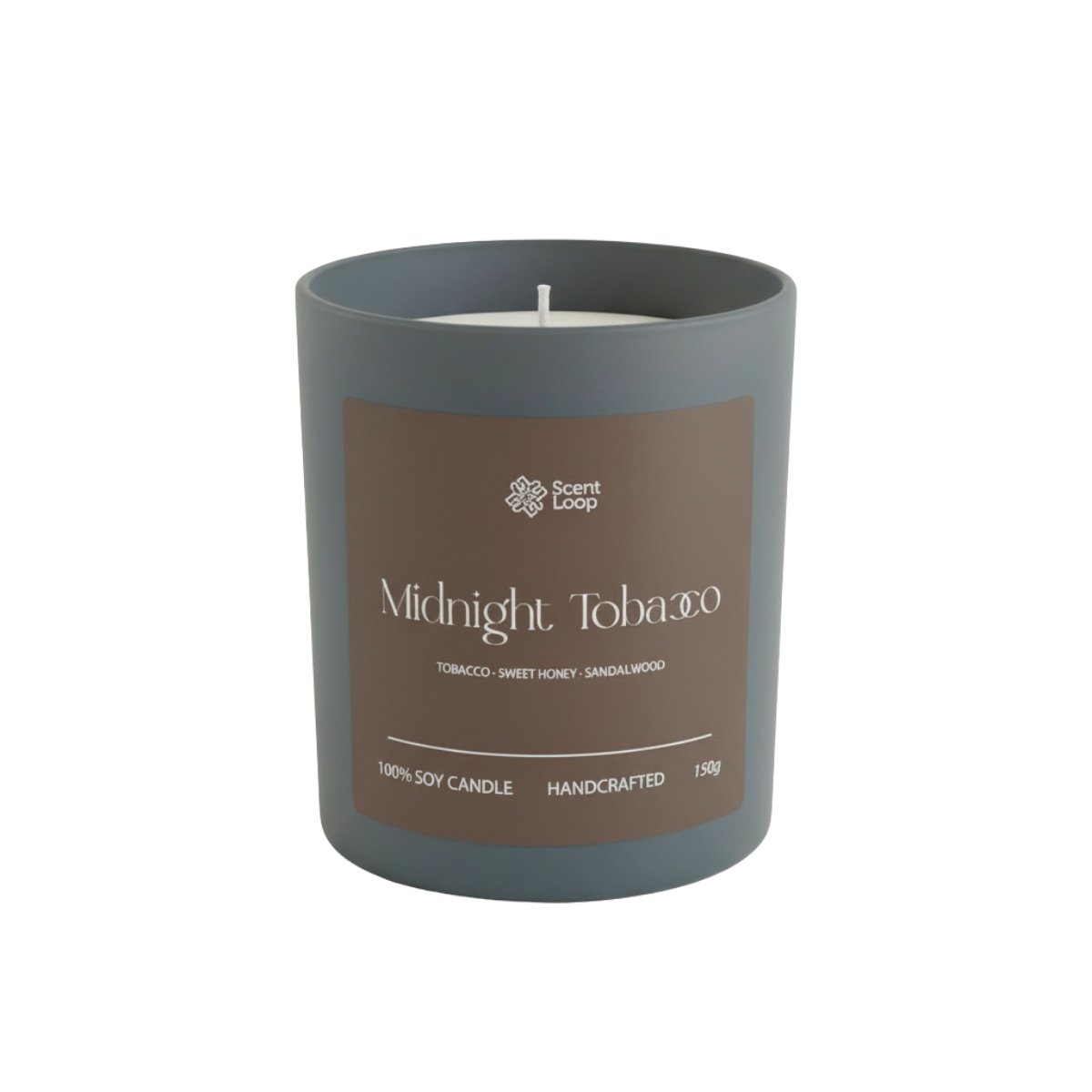 Świeca sojowa zapachowa Midnight Tobacco Regular 150g