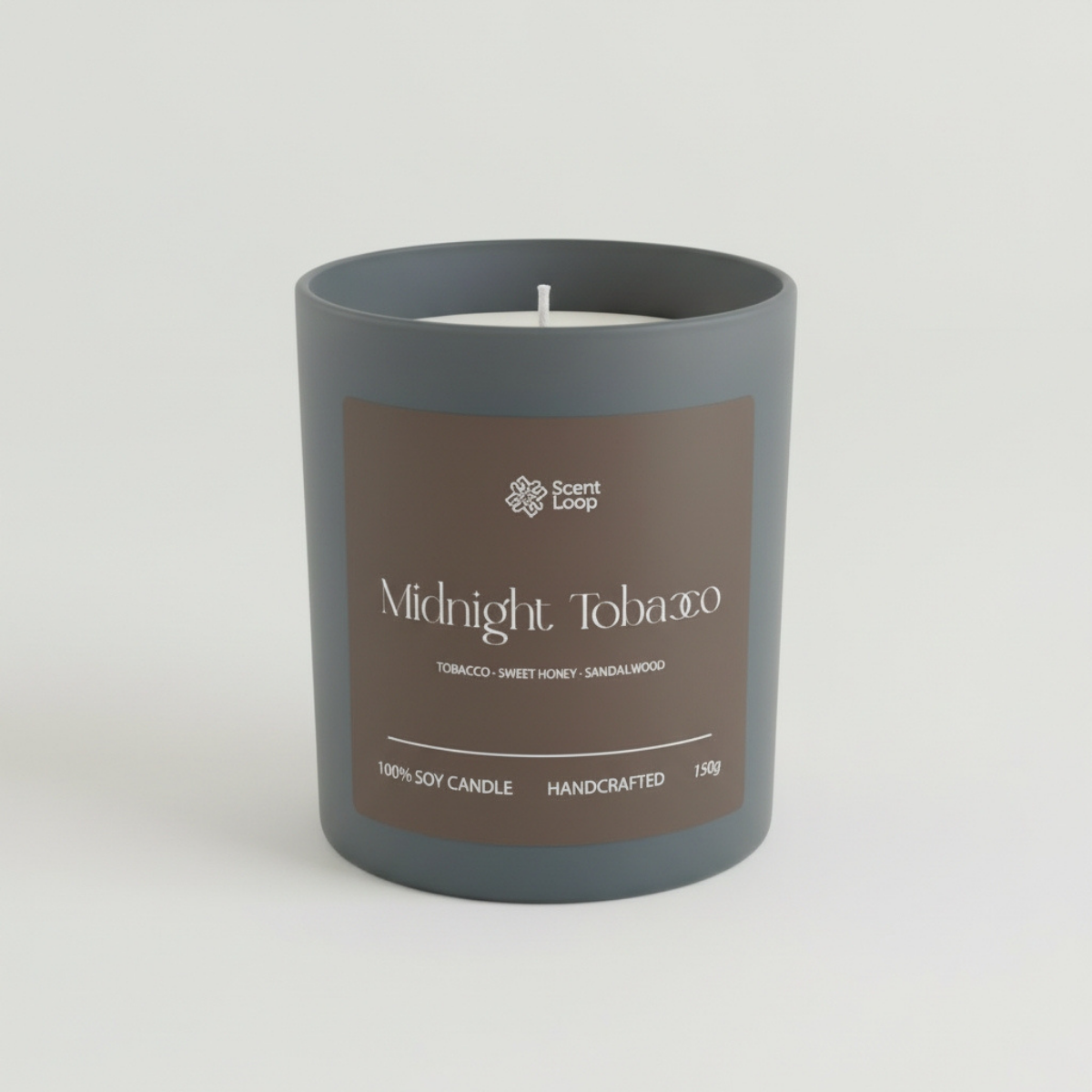 Świeca sojowa zapachowa Midnight Tobacco Regular 150g