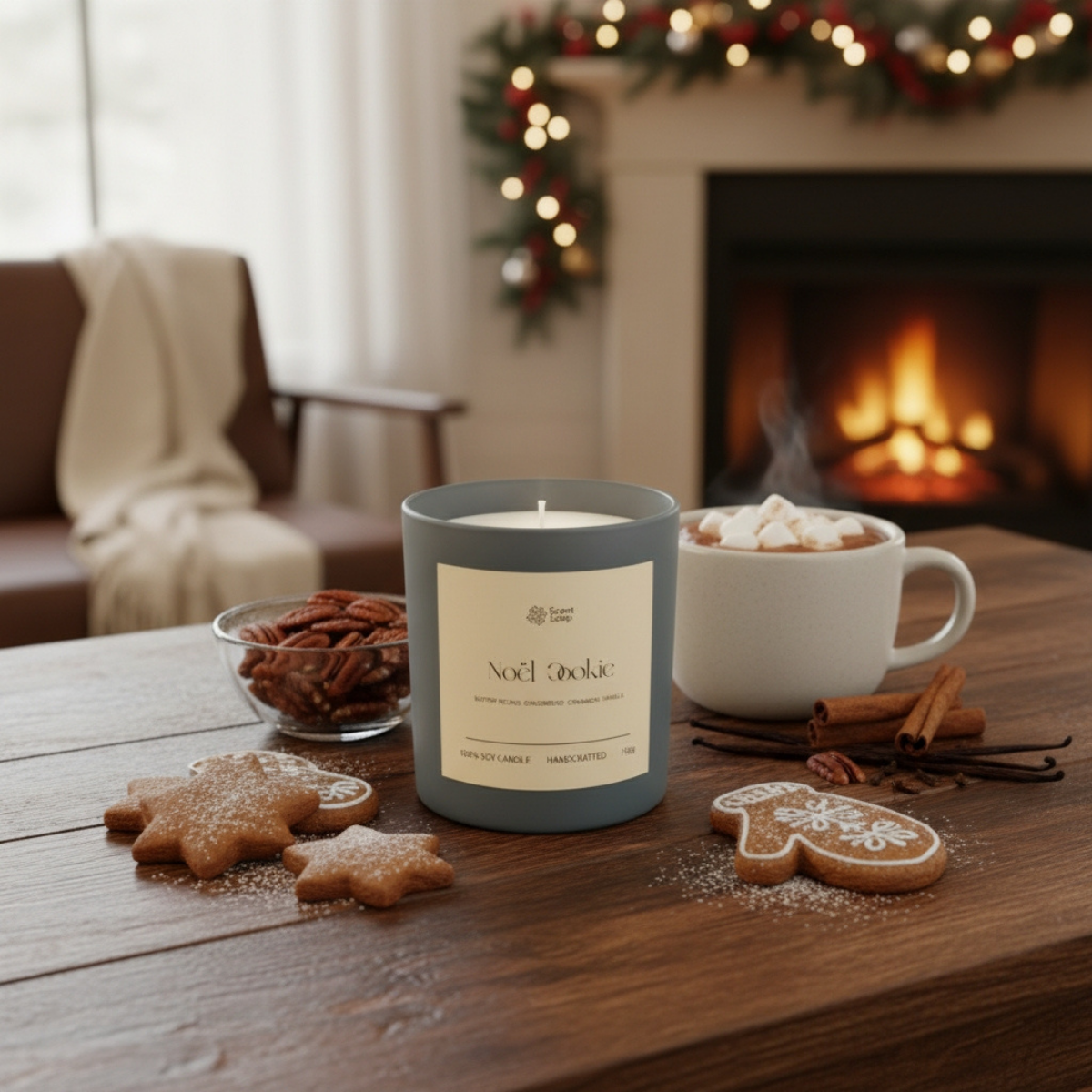 Świeca sojowa zapachowa Noël Cookie Regular 150g