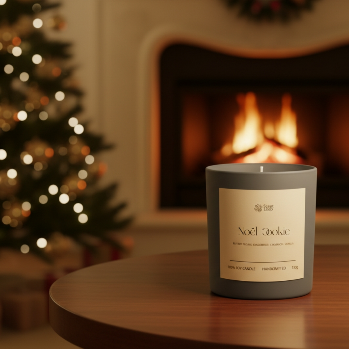 Świeca sojowa zapachowa Noël Cookie Regular 150g