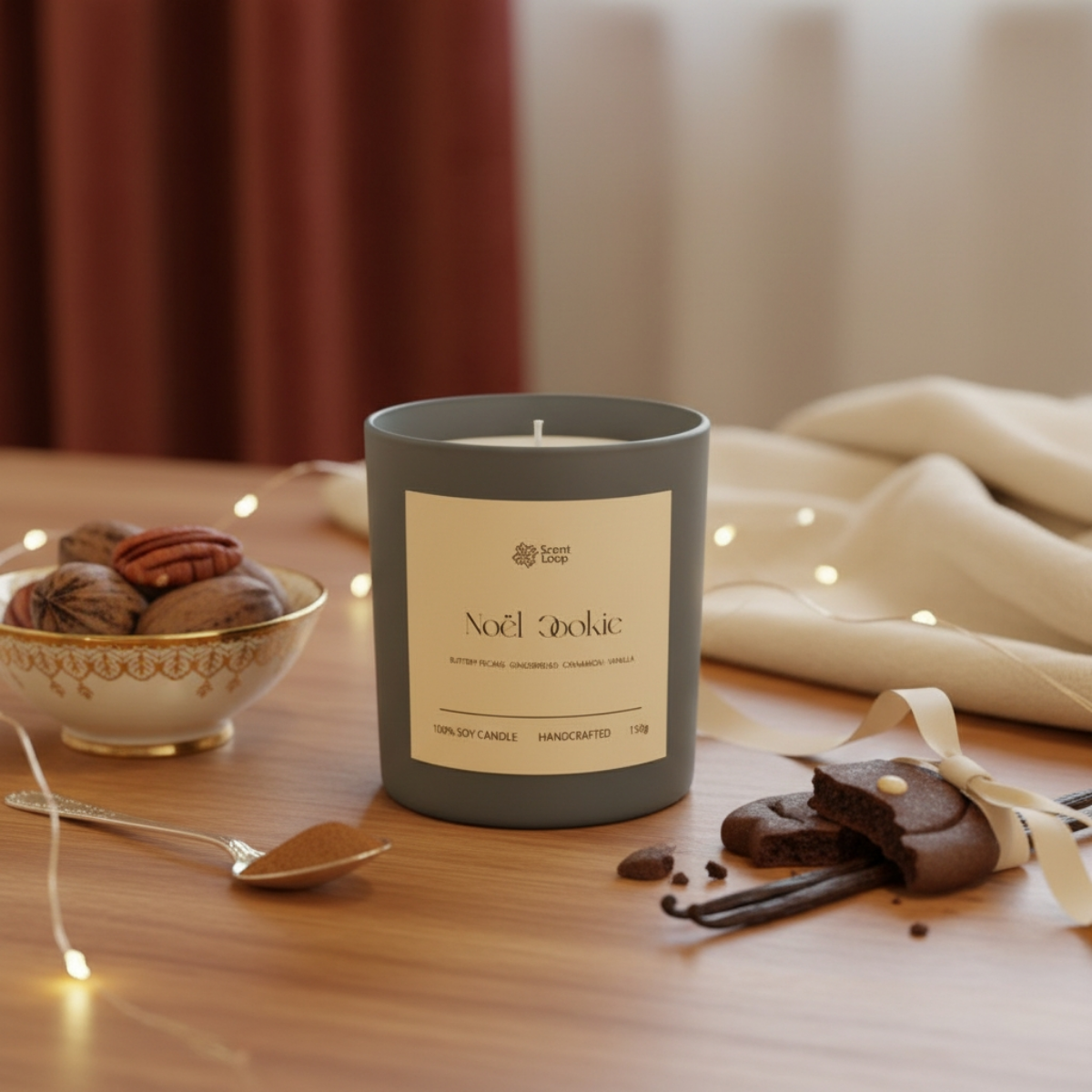 Świeca sojowa zapachowa Noël Cookie Regular 150g