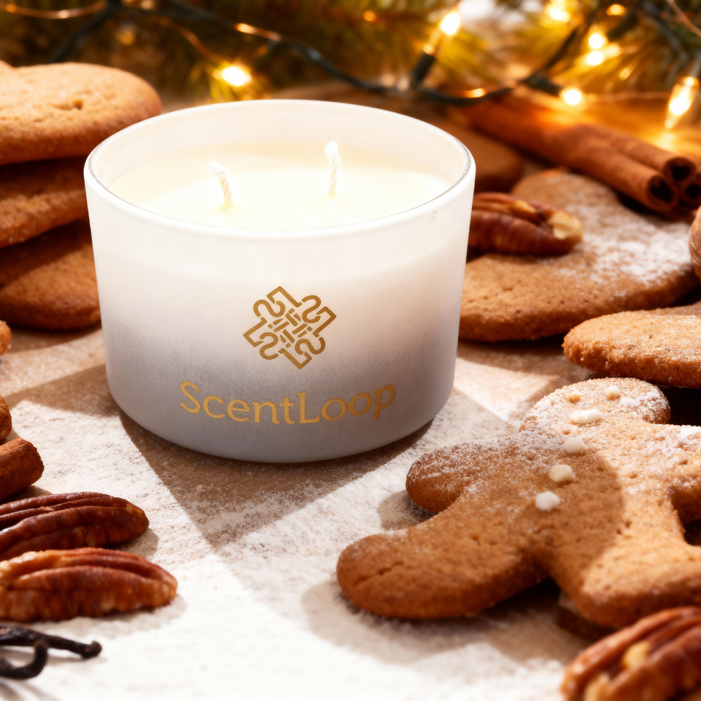 Szójagyertya fűszeres süti illattal Noël Cookie Intense 100g