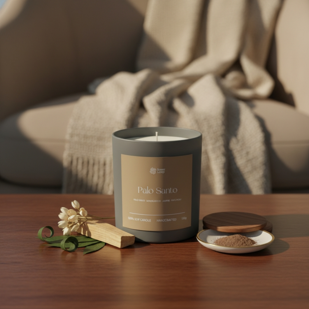 Świeca sojowa zapachowa Palo Santo Regular 150g