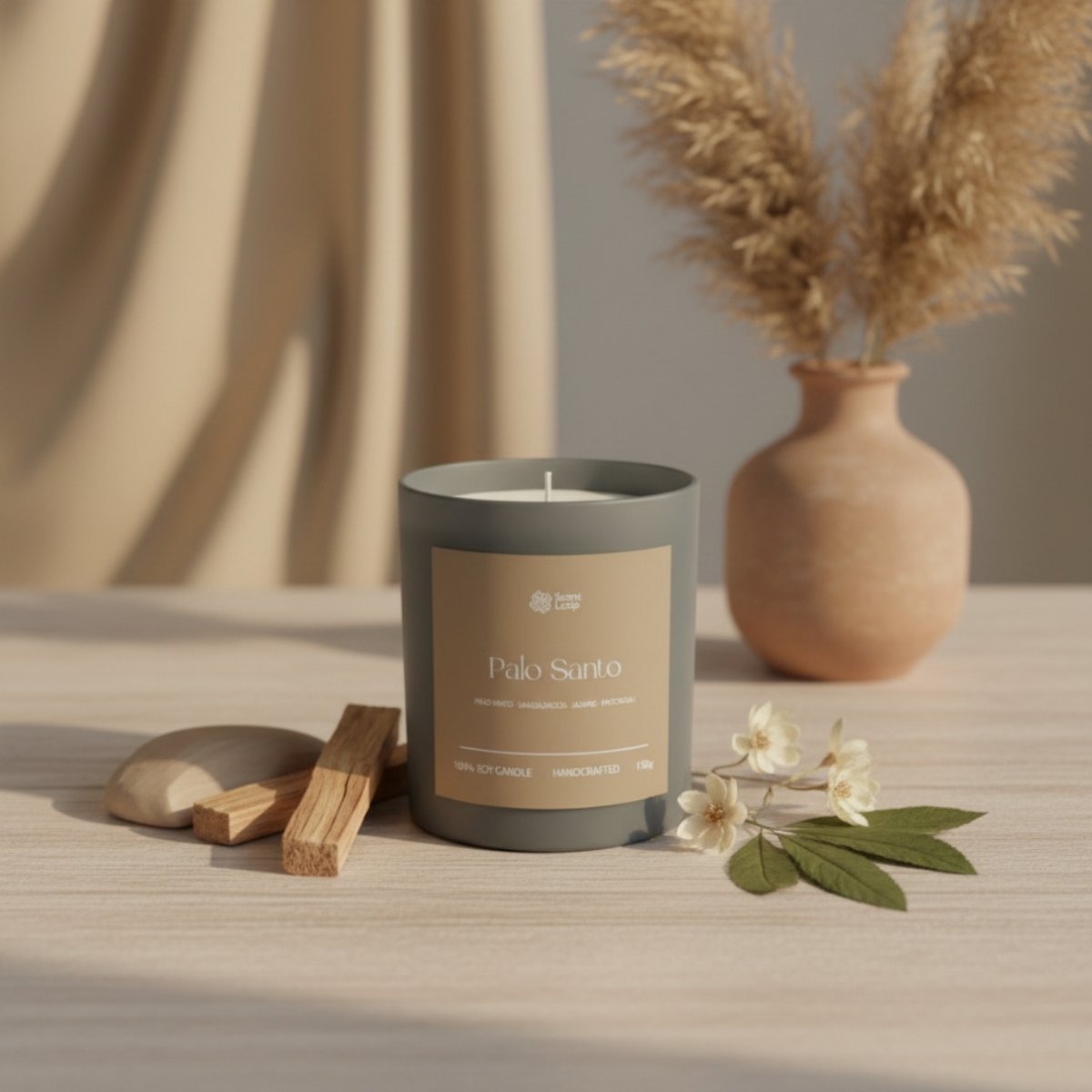 Świeca sojowa zapachowa Palo Santo Regular 150g