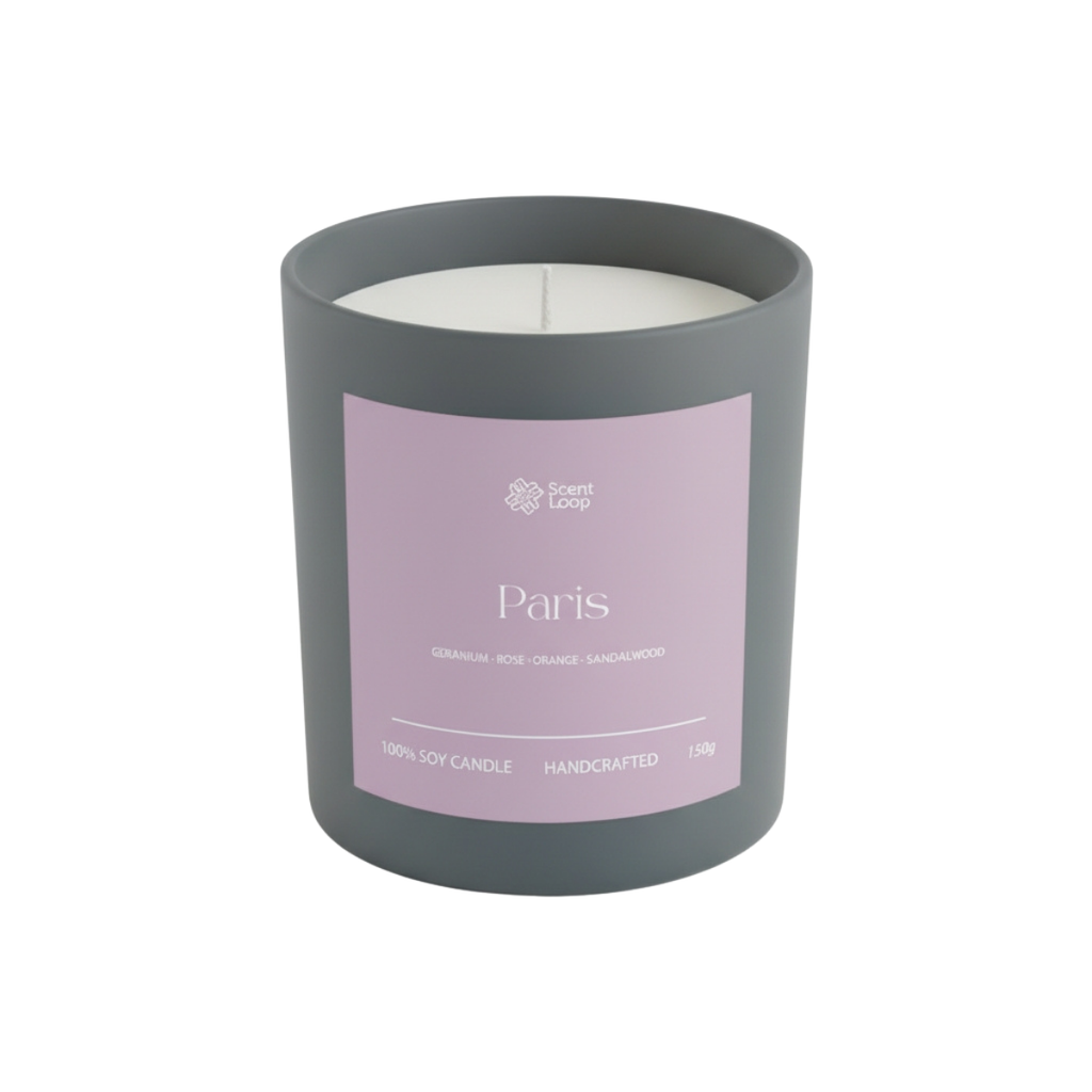 Świeca sojowa zapachowa Paris Regular 150g