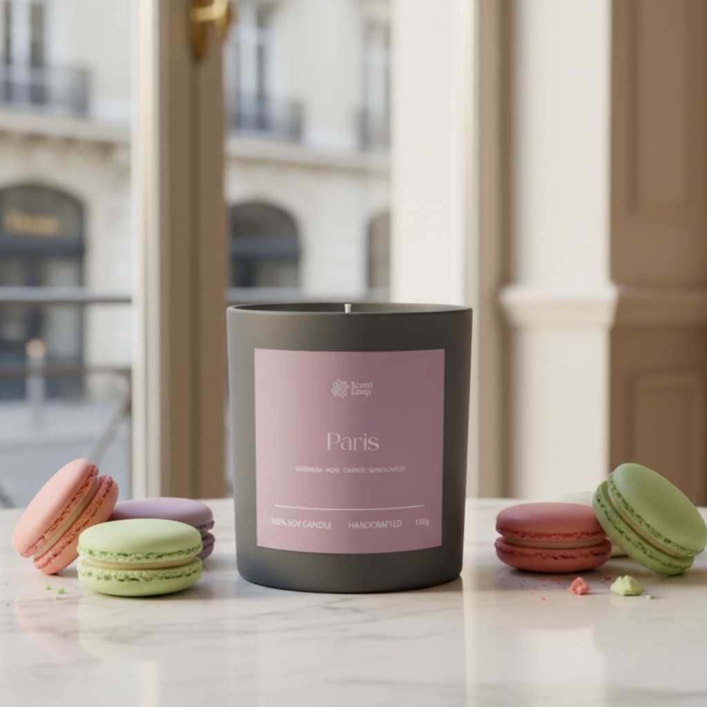 Świeca sojowa zapachowa Paris Regular 150g