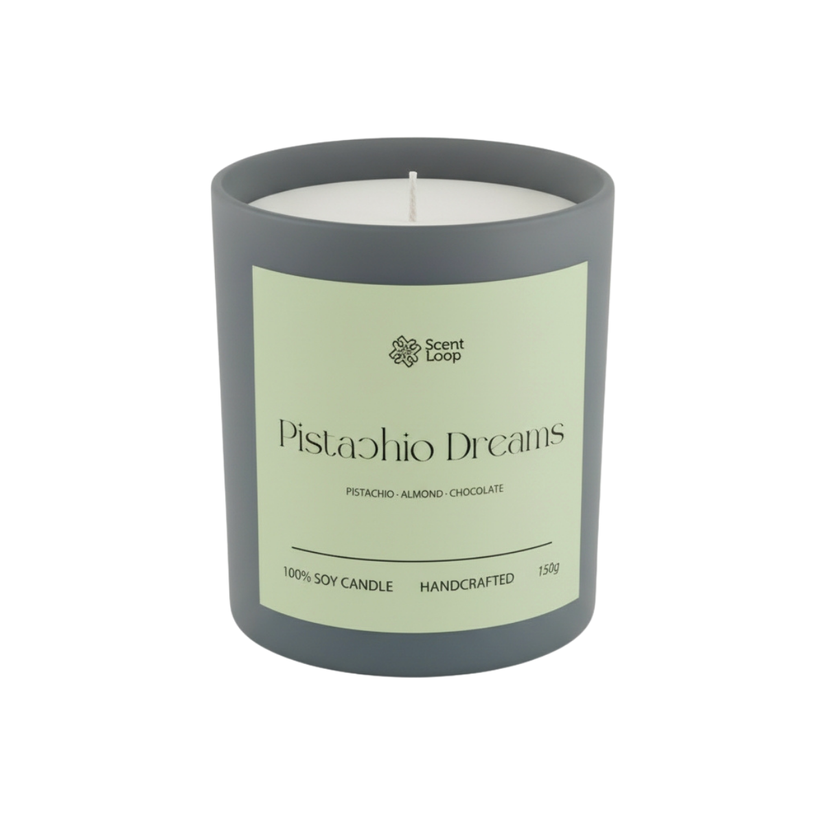 Świeca sojowa zapachowa Pistachio Dreams Regular 150g