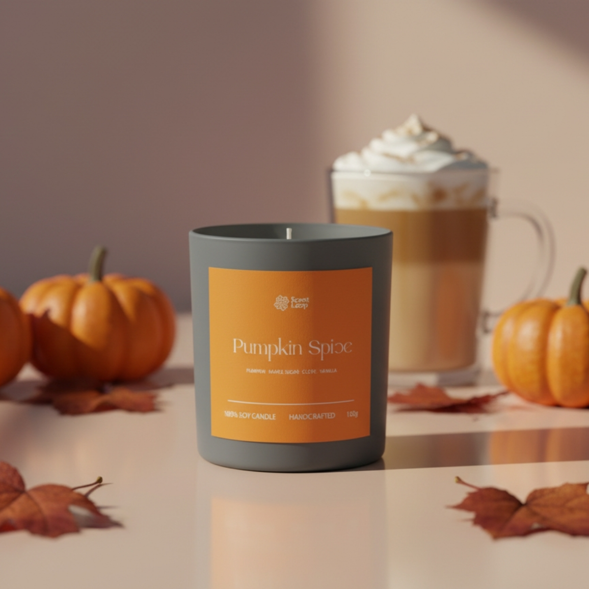 Świeca sojowa zapachowa Pumpkin Spice Regular 150g