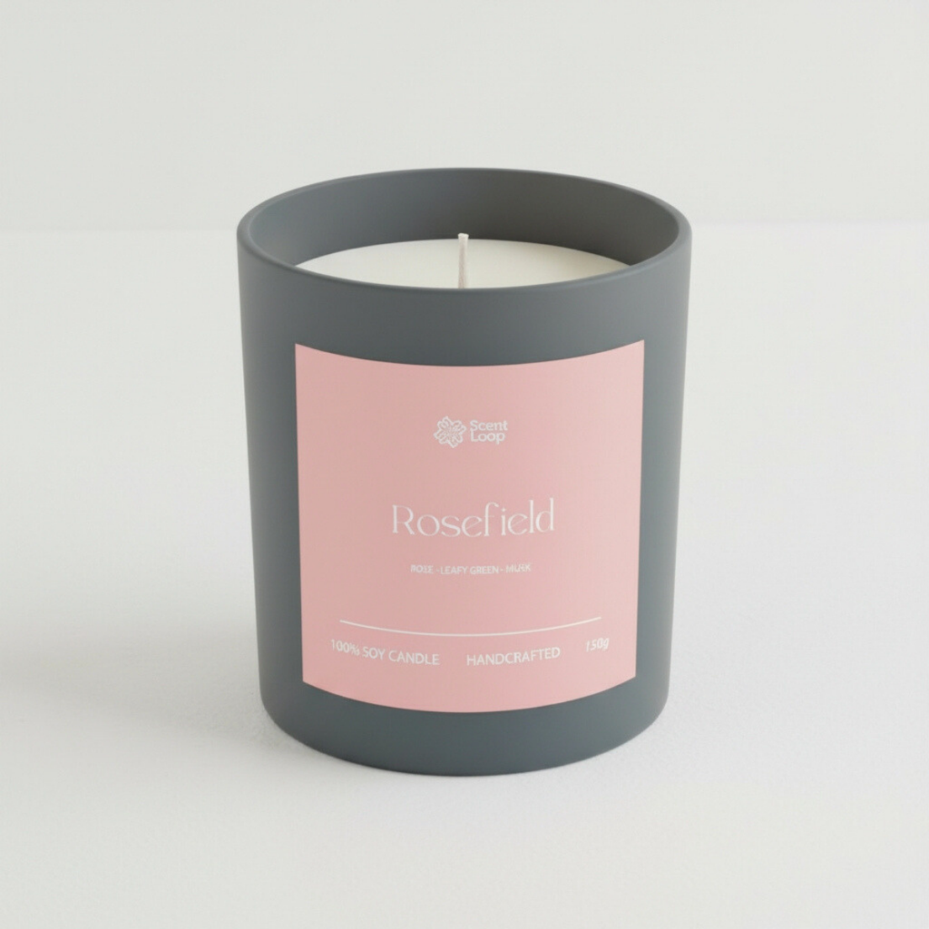 Świeca sojowa zapachowa Rosefield Regular 150g