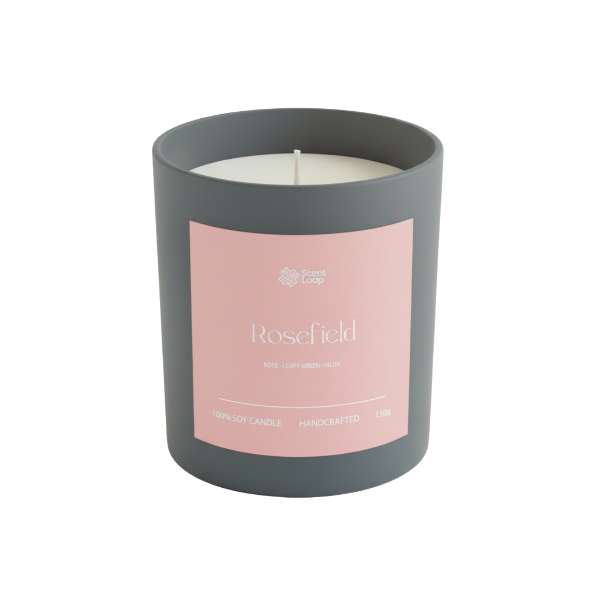 Świeca sojowa zapachowa Rosefield Regular 150g