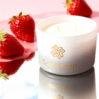 Świeca sojowa truskawkowa Strawberry Kiss Intense 100g
