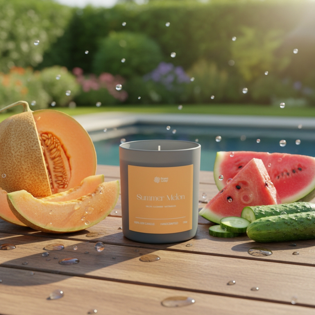 Świeca sojowa zapachowa Summer Melon Regular 150g