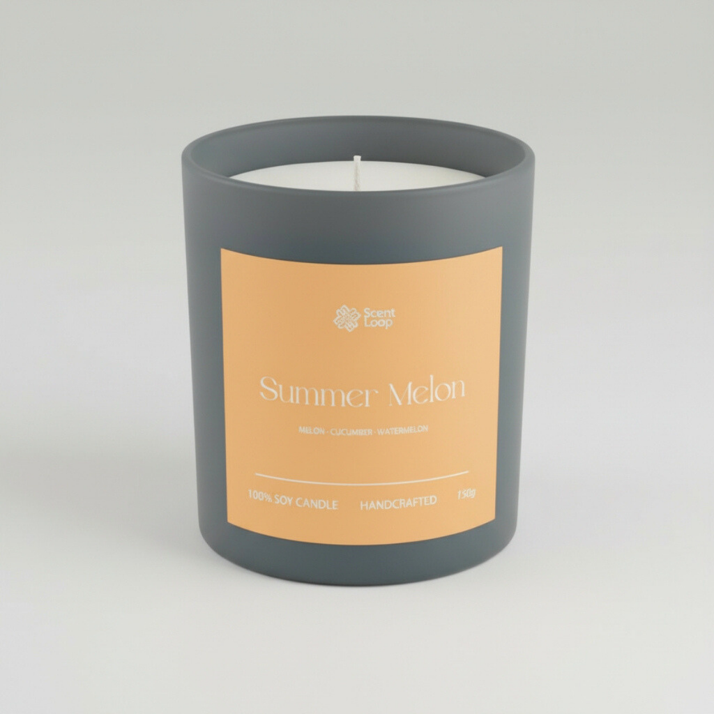 Świeca sojowa zapachowa Summer Melon Regular 150g