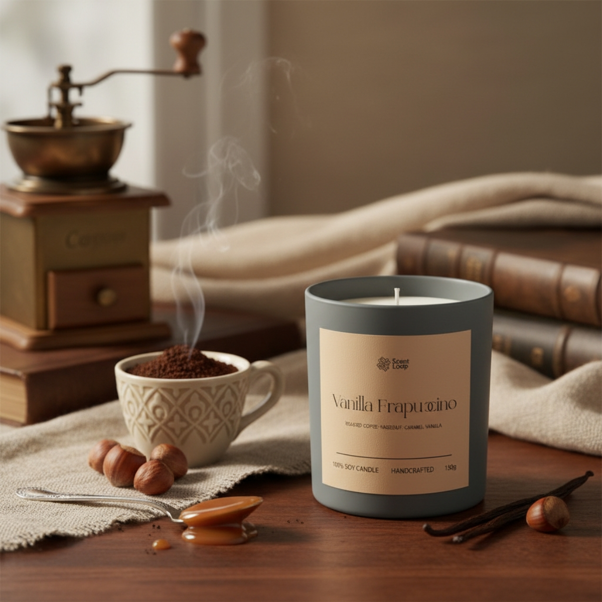 Świeca sojowa zapachowa Vanilla Frappuccino Regular 150g