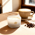 Süße Sojakerze mit Kaffee-Sahne-Duft Vanilla Frappuccino Intense 100g