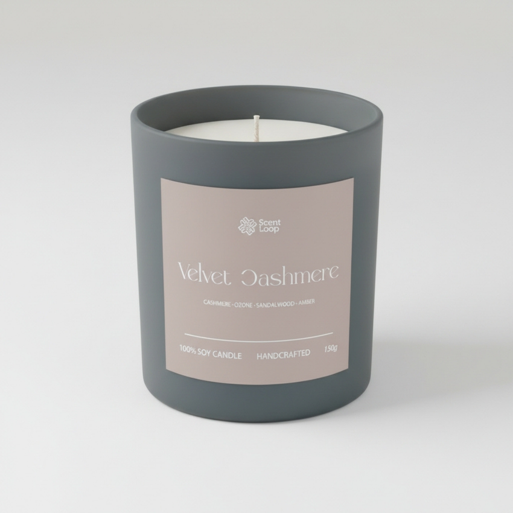 Świeca sojowa zapachowa Velvet Cashmere Regular 150g