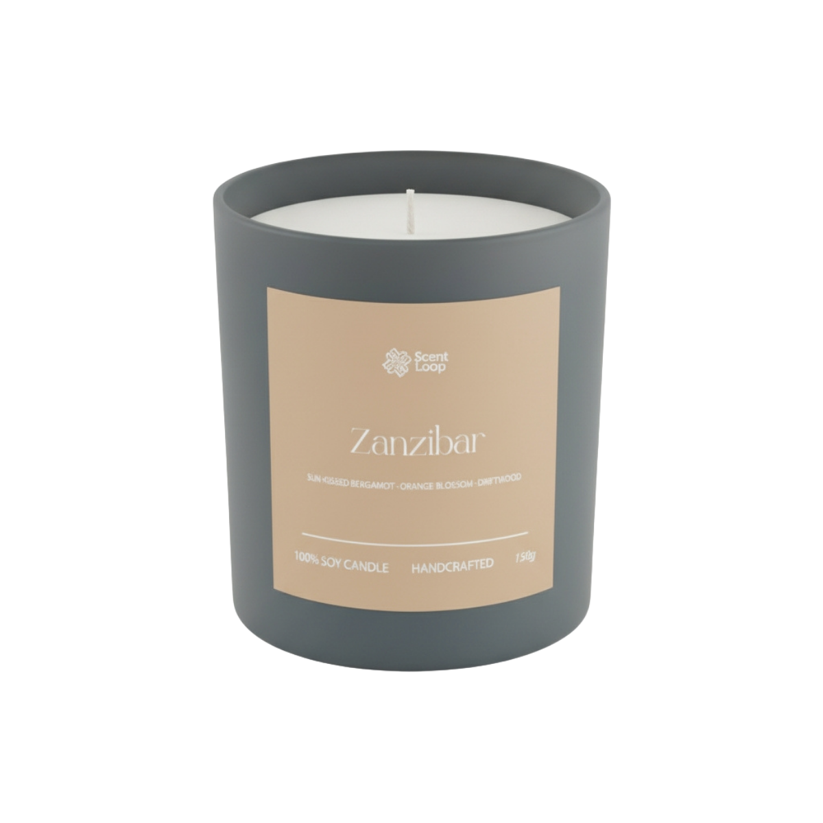 Świeca sojowa zapachowa Zanzibar Regular 150g