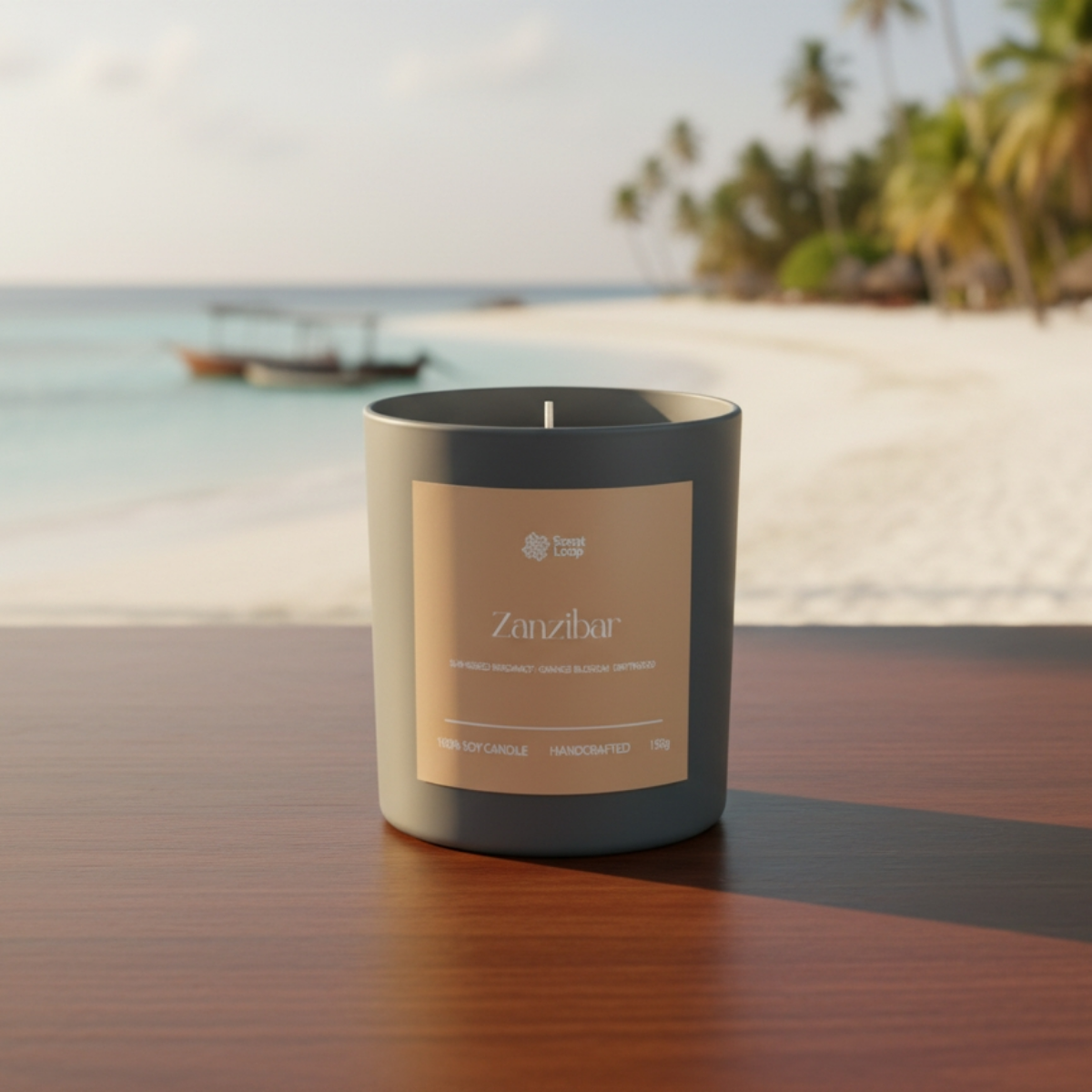 Świeca sojowa zapachowa Zanzibar Regular 150g