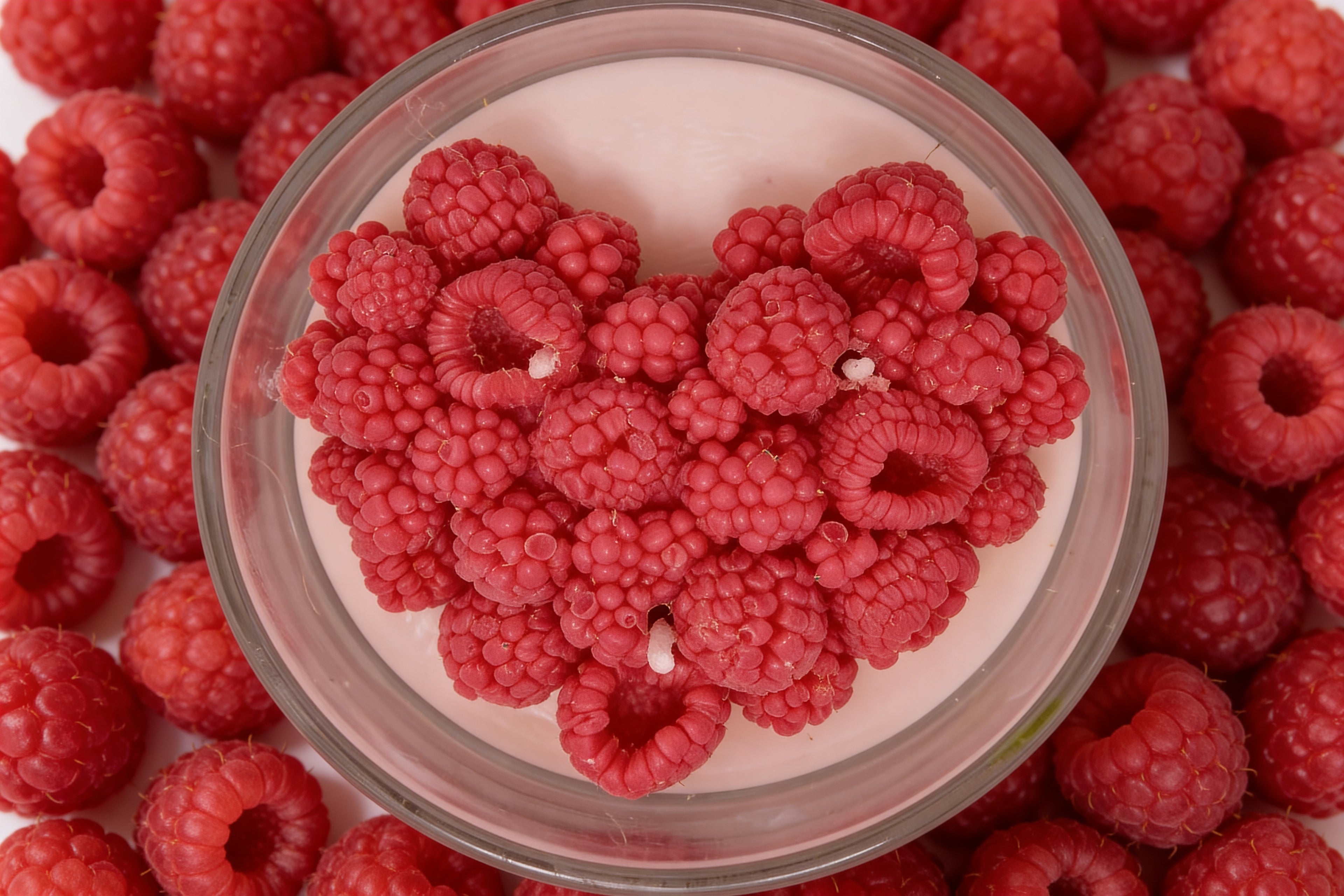 Świeca sojowa w szkle Serce z malin Malinowe Serce zapachowa Just Raspberry 192g