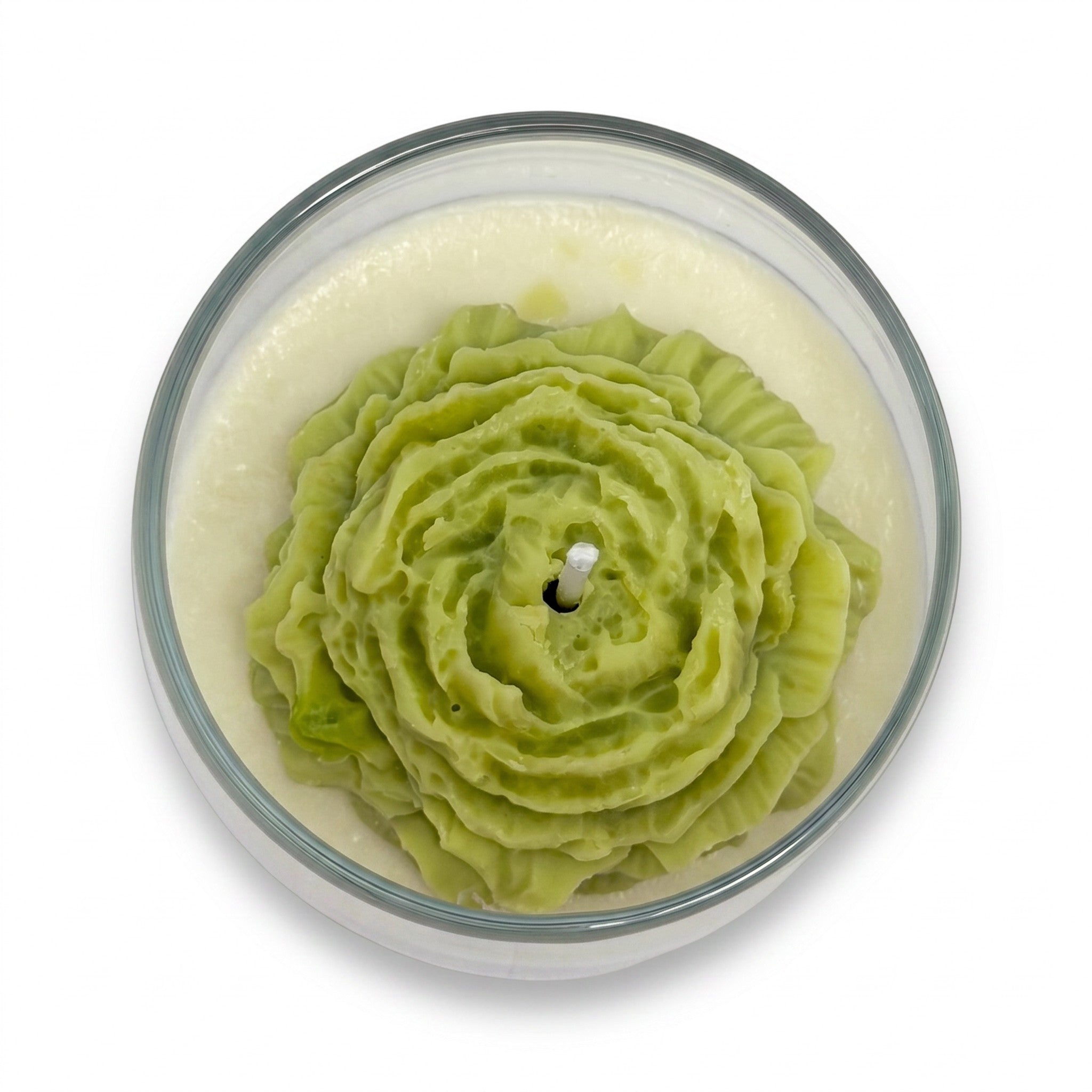 Vela de soja grande en vaso Flor de Clavel regalo aroma Citrus Harmony 210g morada hasta 50h