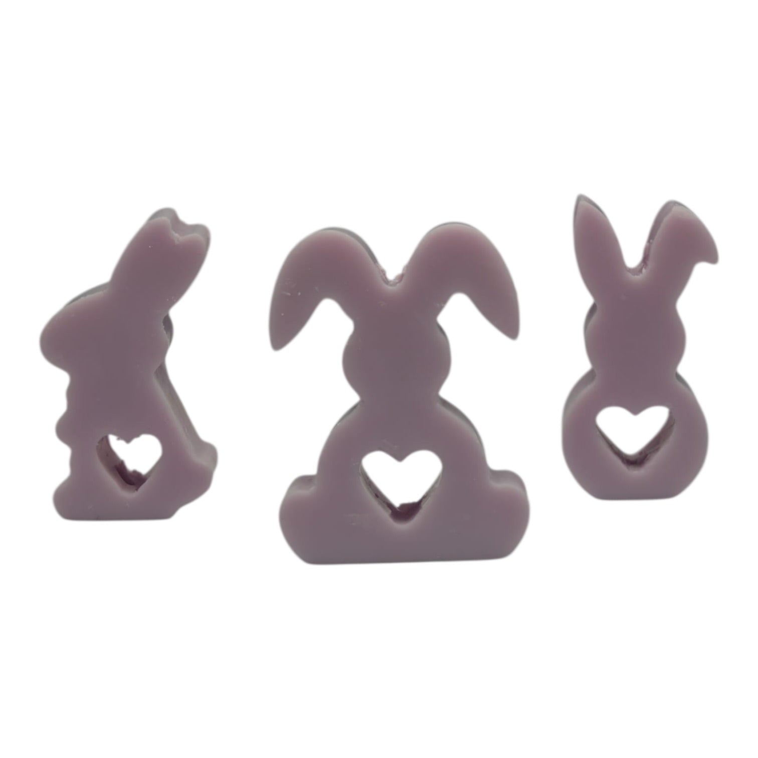 Vela de soja decorativa de Pascua Conejito violeta Citrus Harmony en vaso