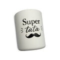 Scented soy candle for a gift, inscription “Super Dad,” Citrus Harmony fragrance, 150g