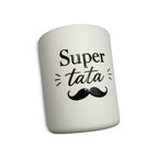 Scented soy candle for a gift, inscription “Super Dad,” Citrus Harmony fragrance, 150g