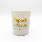 Scented soy candle for a gift, inscription “Success,” Citrus Harmony fragrance, 150g
