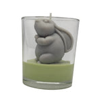 Soy Easter decorative candle Easter Bunny Citrus Harmony 200g in glass
