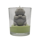 Soy Easter decorative candle Easter Bunny Citrus Harmony 200g in glass