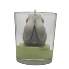 Soy Easter decorative candle Easter Bunny Citrus Harmony 200g in glass