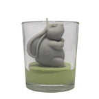 Soy Easter decorative candle Easter Bunny Citrus Harmony 200g in glass