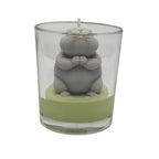 Soy Easter decorative candle Easter Bunny Citrus Harmony 200g in glass