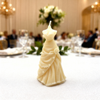 Lumânare decorativă de soia Rochie de mireasă mix 65g