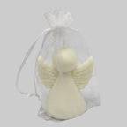 Świeca sojowa zapachowa Aniołek 45g Soft Linen kremowa