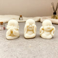 Cera aromática para quemador Buda No veo No oigo No hablo 3 uds. - 90g