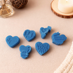 Wosk zapachowy do kominka Serce Duże 6 szt. - 168g