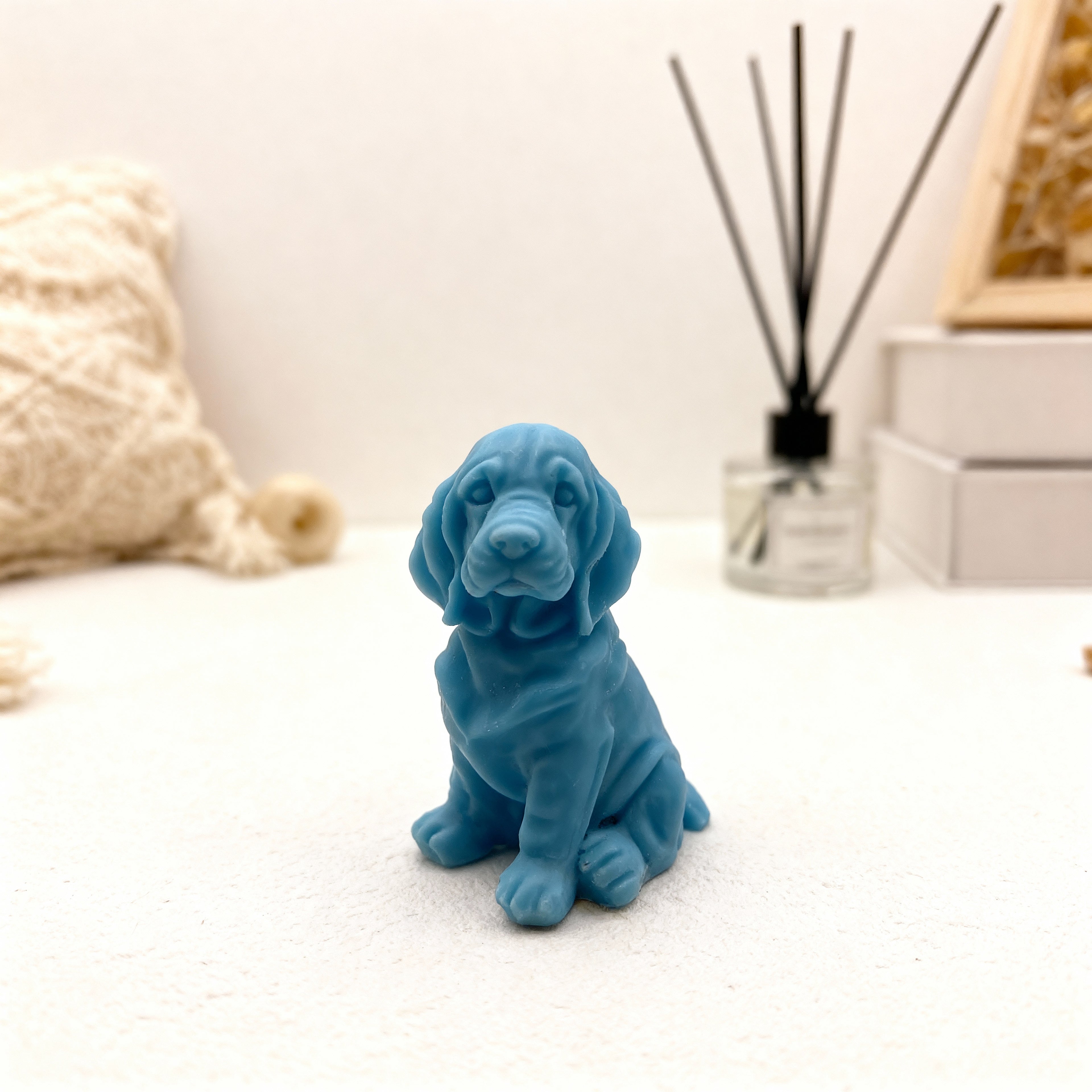 Wosk zapachowy do kominka Pies Basset 44g