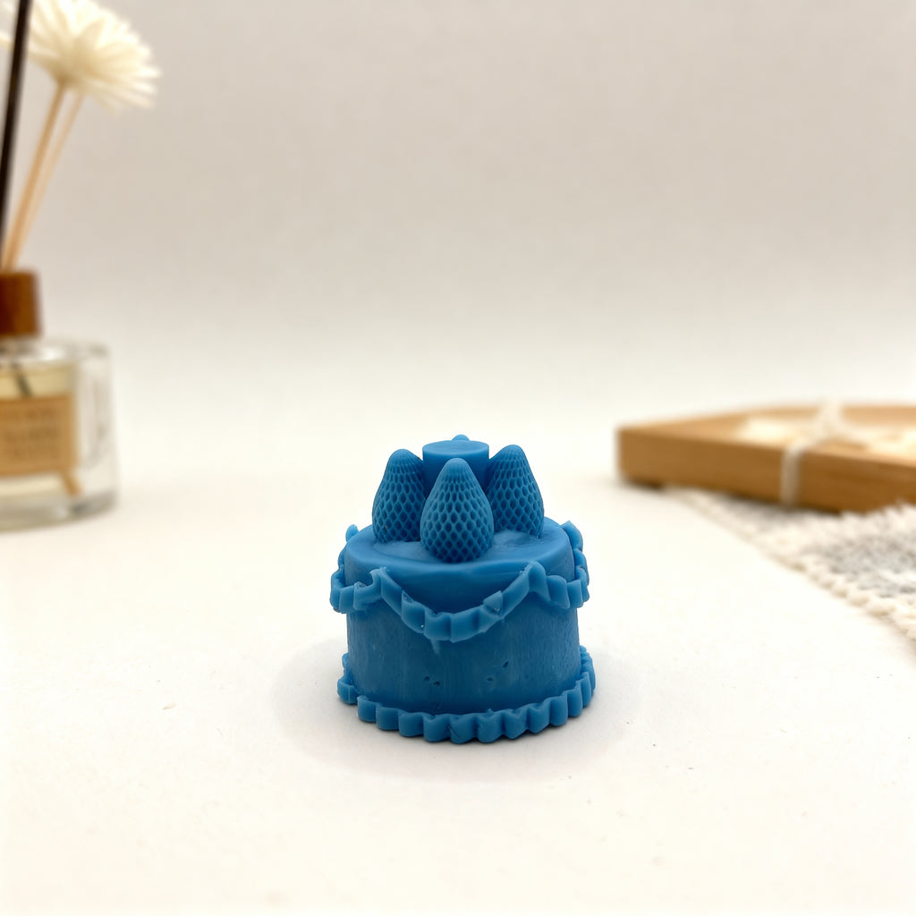 Wosk zapachowy do kominka Tort z truskawkami 44g